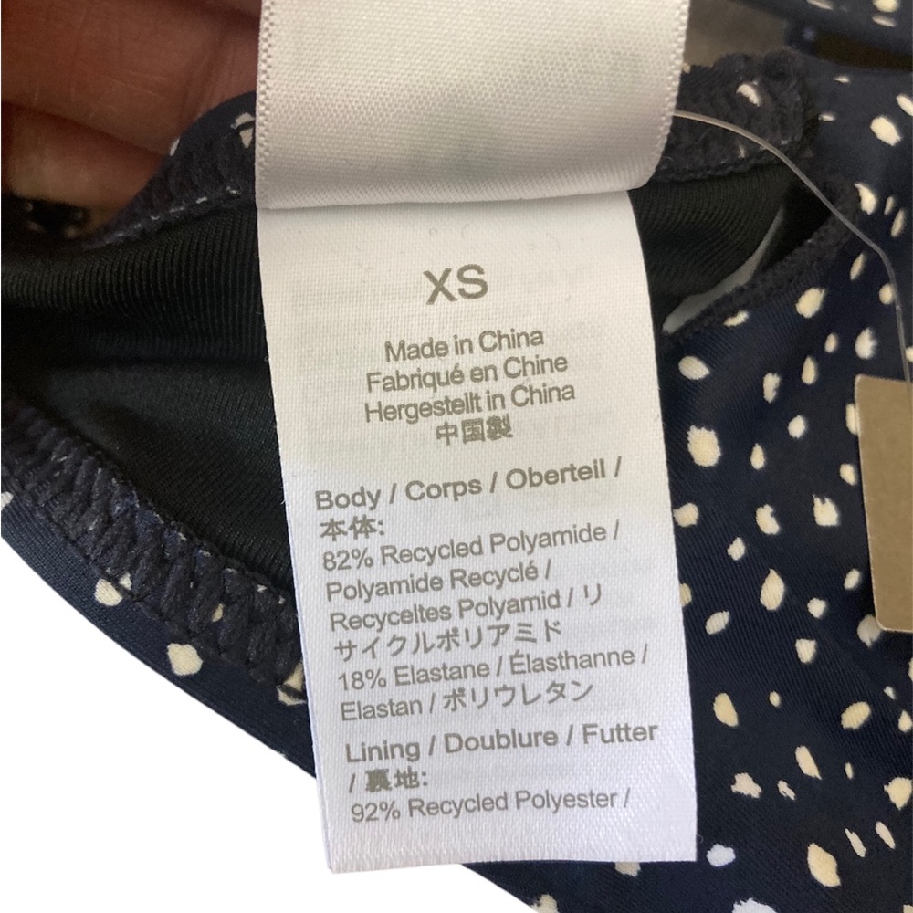 J Crew Strappy Twist Bikini Top in Dot size XS - Picture 9 of 14
